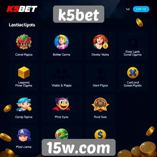 Recursos exclusivos do site de jogos k5bet